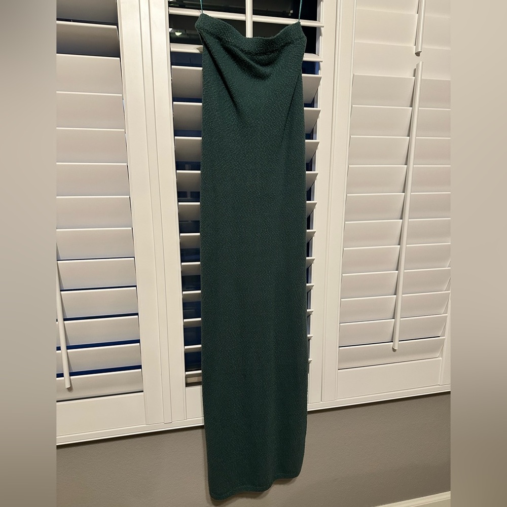 Free People Turqoise Strapless Dress